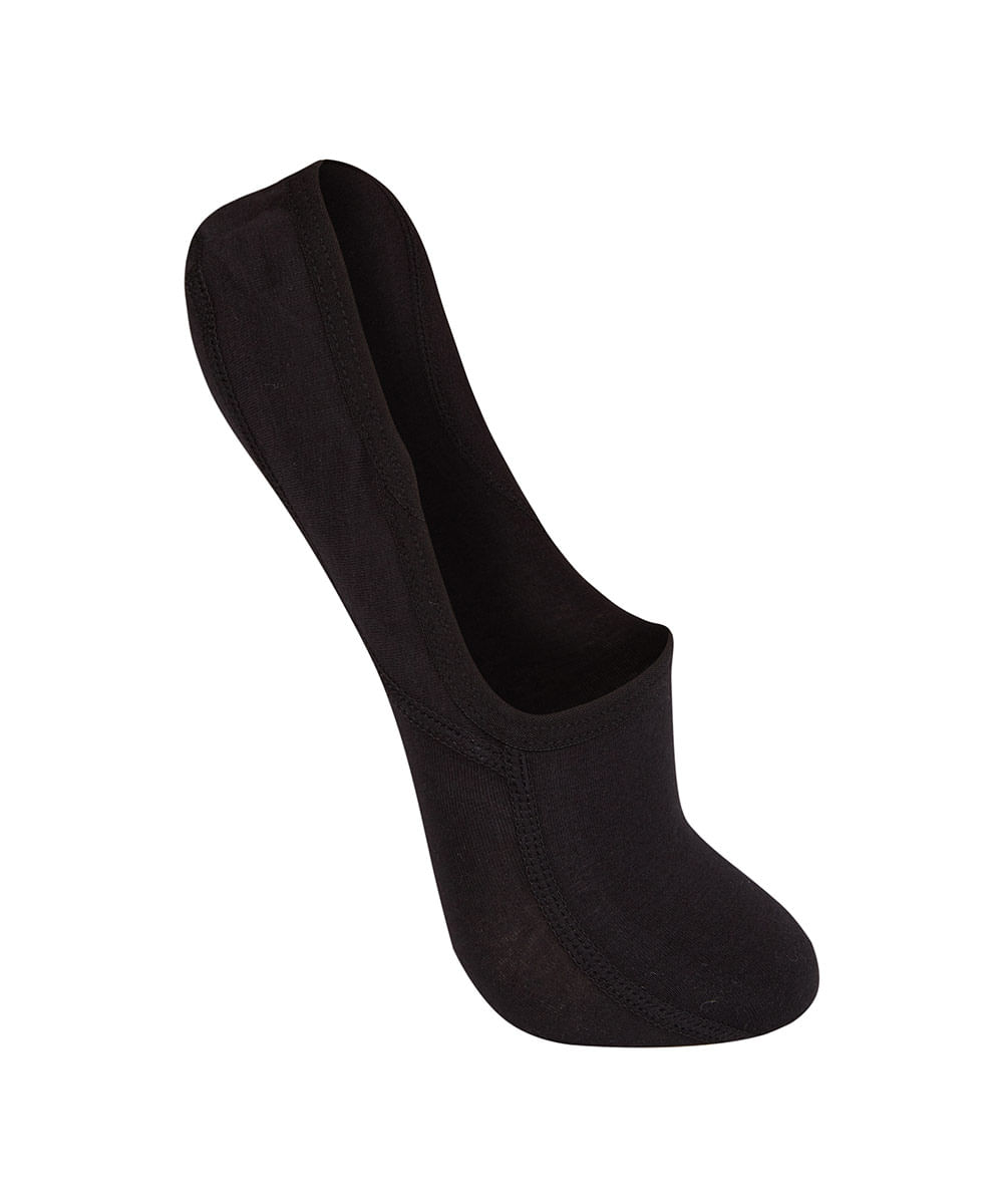 Meia Invisível feminina - Preto