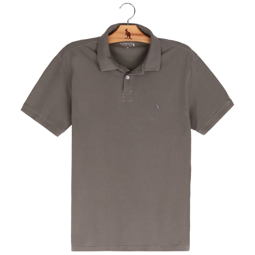 Polo Dois Relevos - Verde Militar