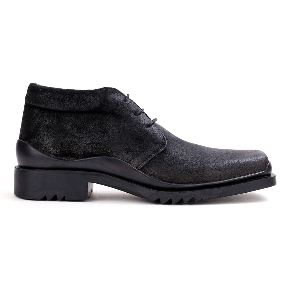 Bota Camurça Desert Squad - Preto