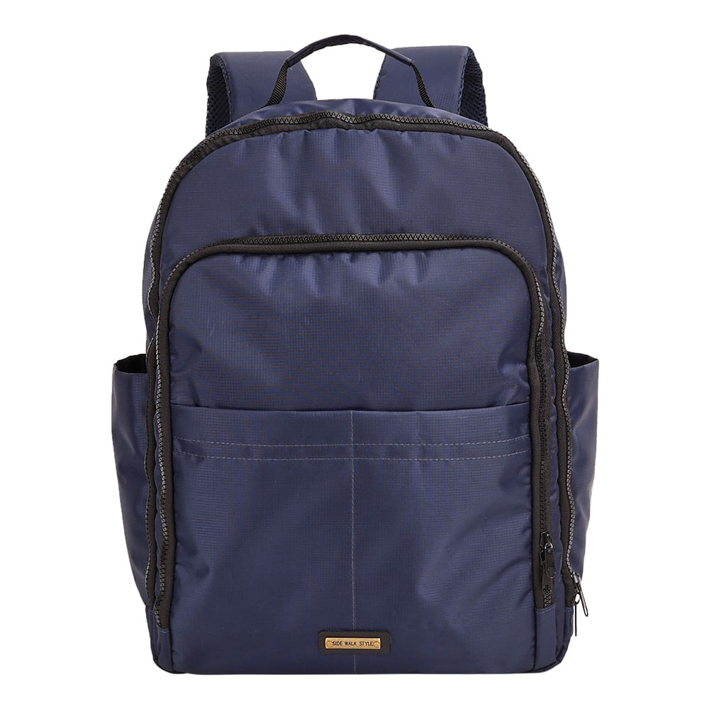 Mochila Nylon Bolsos - Azul Marinho