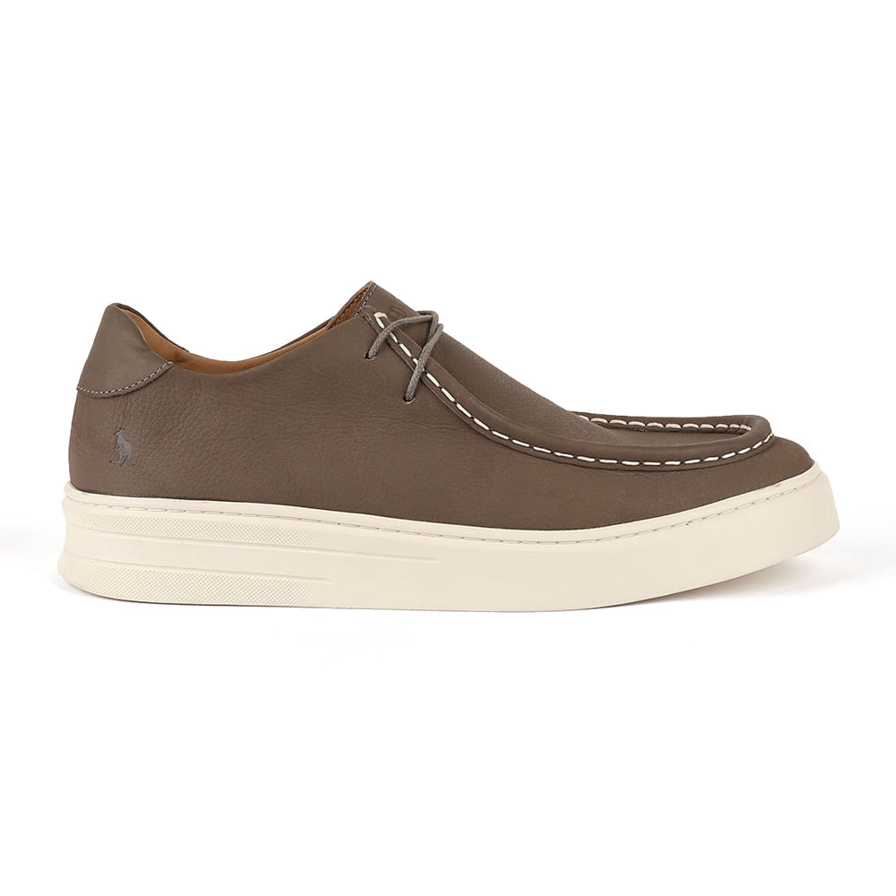 Casual Walabi Nobuck - Cinza