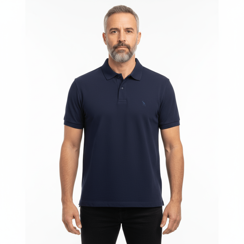 Polo Petilio Invisivel - Azul Marinho