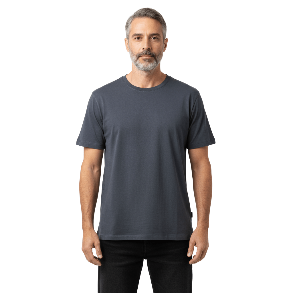 Camiseta Pima - Chumbo