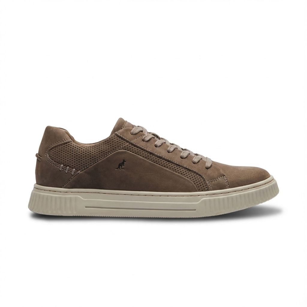 Tenis Nobuck Furinhos - Cinza