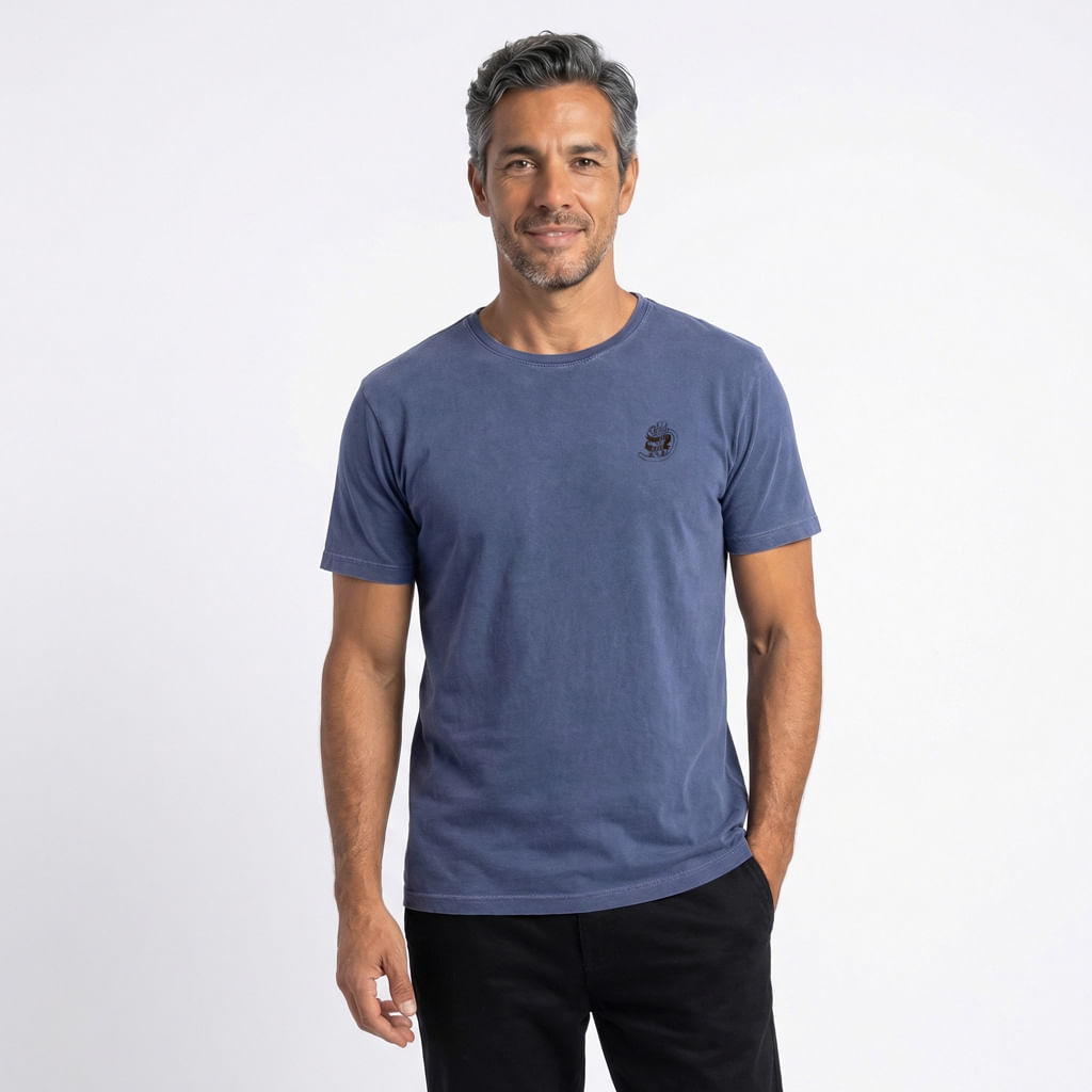 Camiseta Moto - Marinho