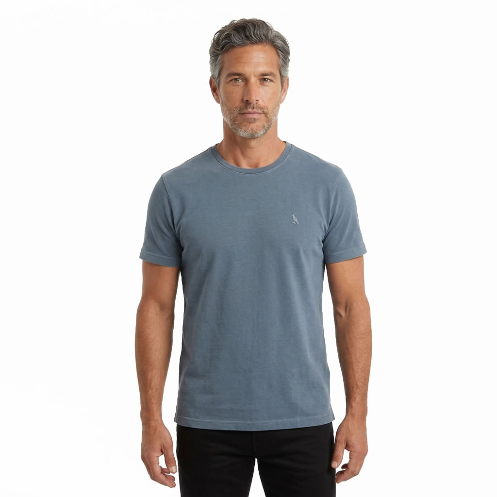 Camiseta Piquet Firme - Azul