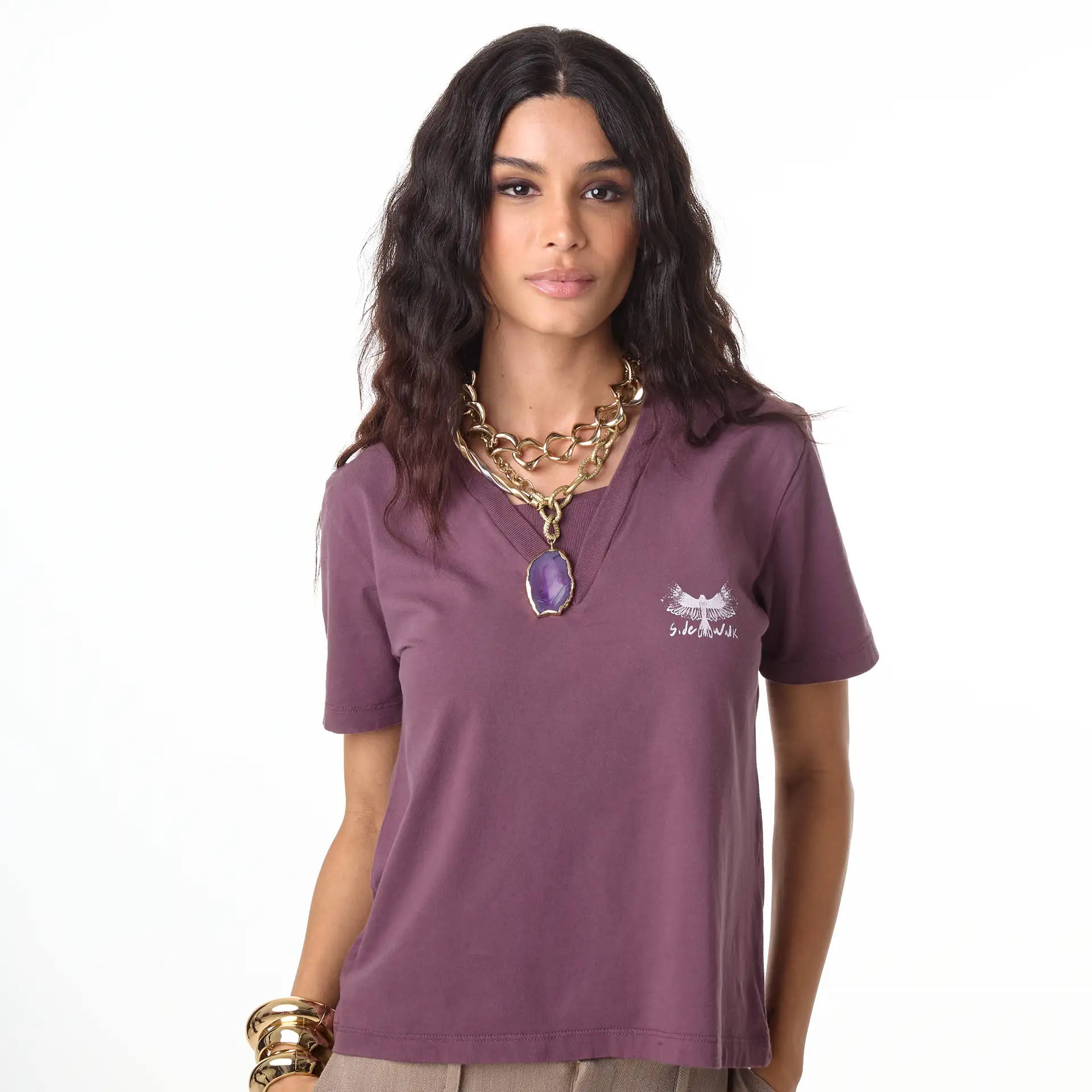 Camiseta Foil - Uva