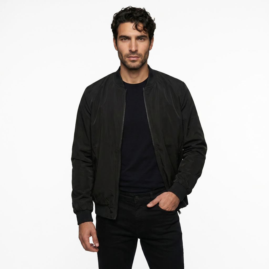 Jaqueta Bomber Lisa - Preto