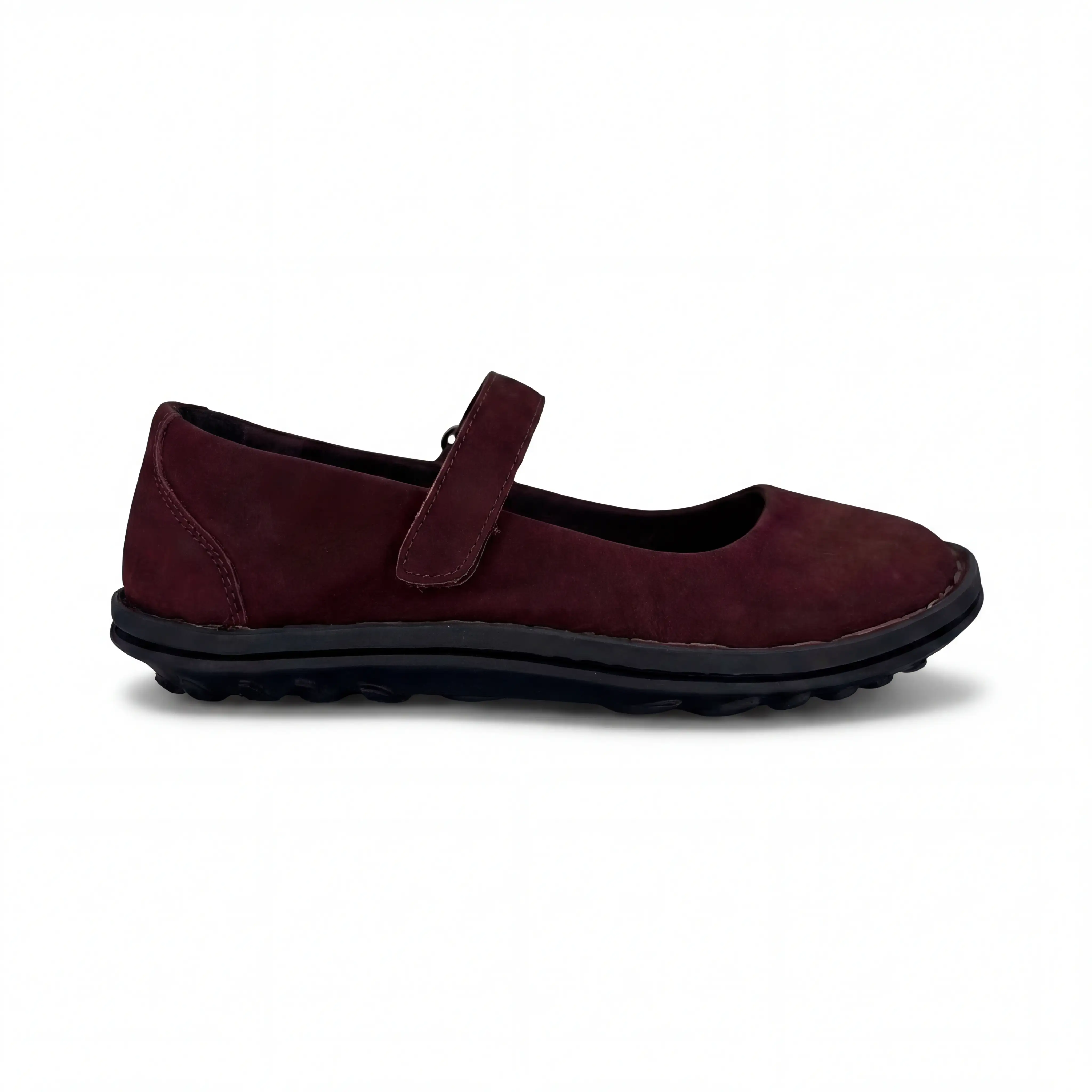Boneca Nobuck Liso Velcro - Bordo
