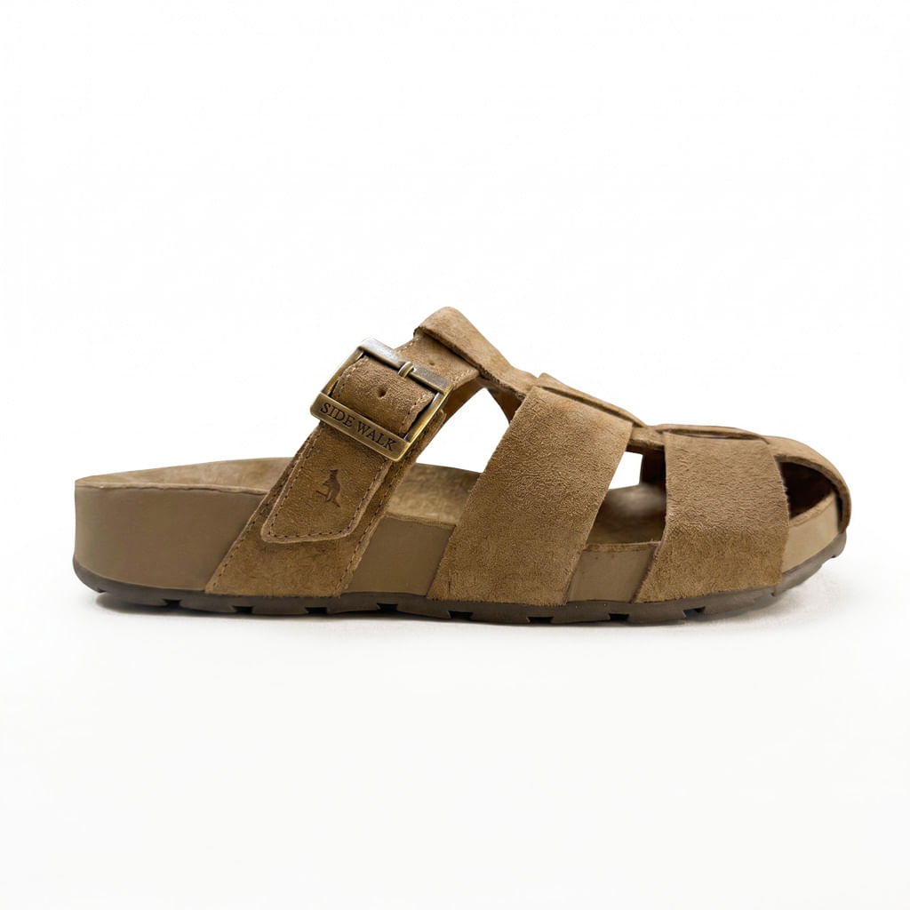 Babuch Camurca Tiras Onda - Kaki
