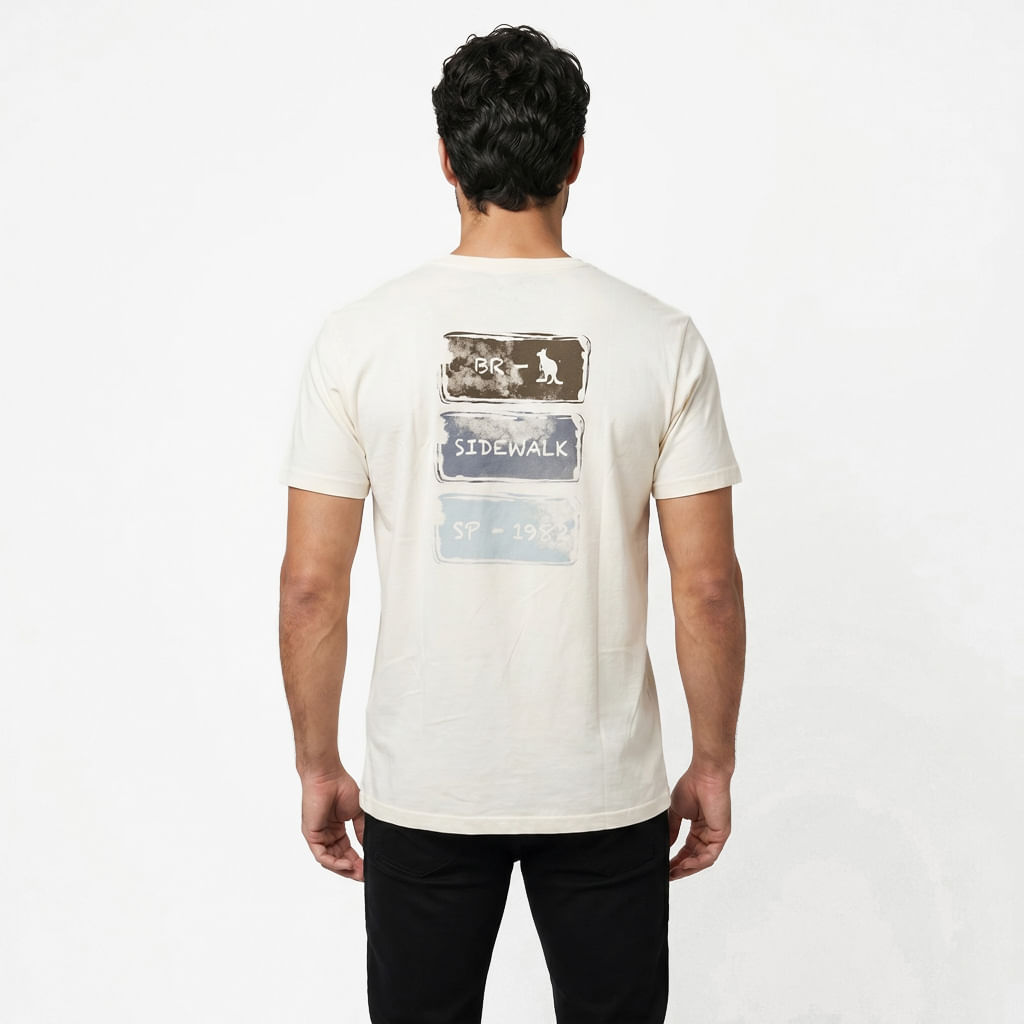 Careca M/C Est Placas - Off White