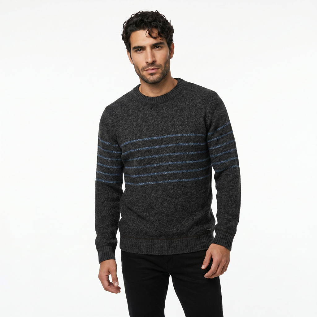 Tricot Sueter - Preto