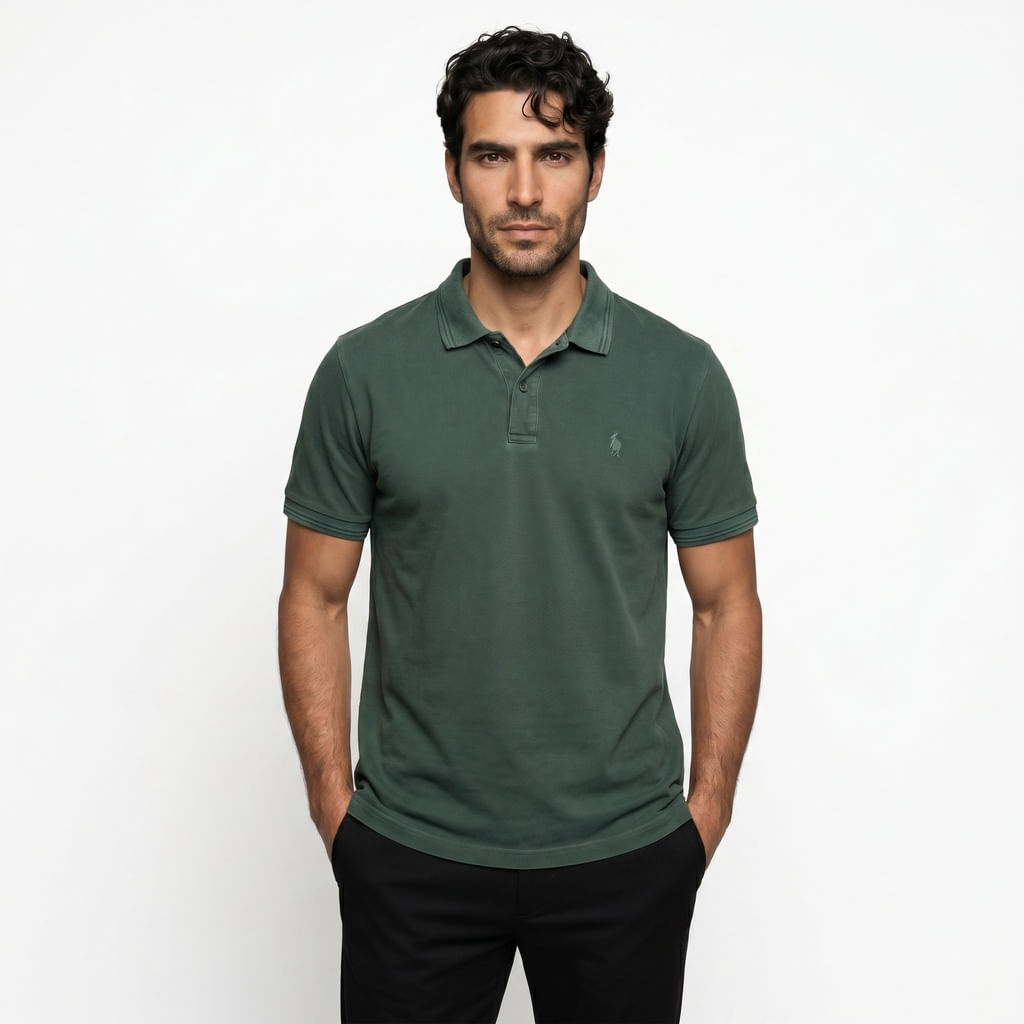Polo Peitilho Sobreposto - Verde