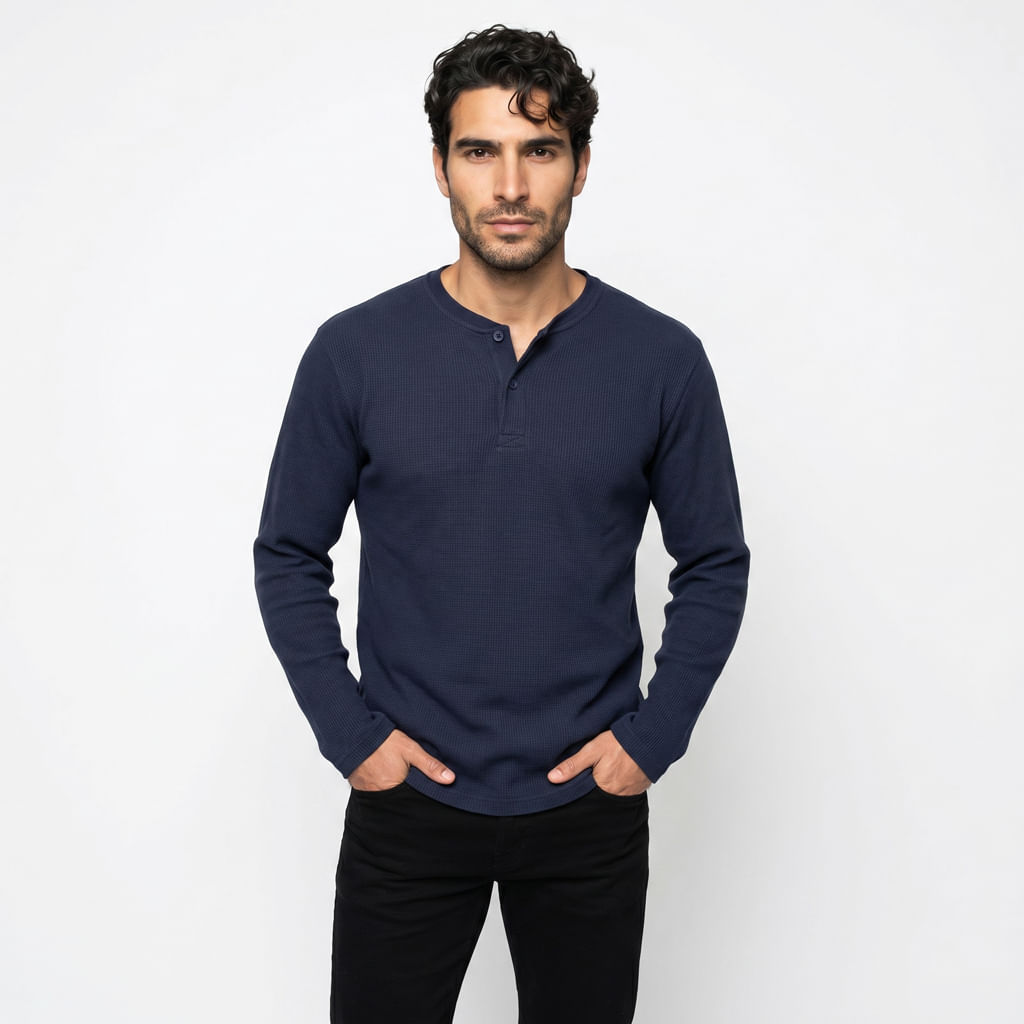 Malha Portuguesa - Azul Marinho
