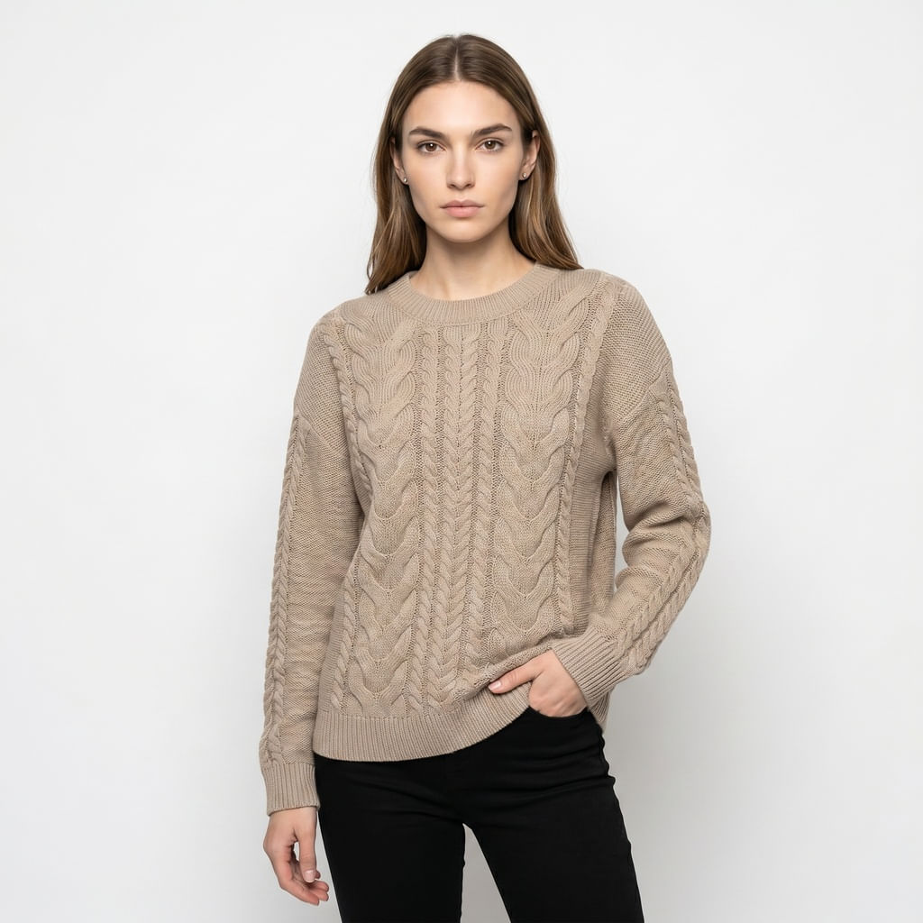 Blusa Golinha Trancado - Fendi