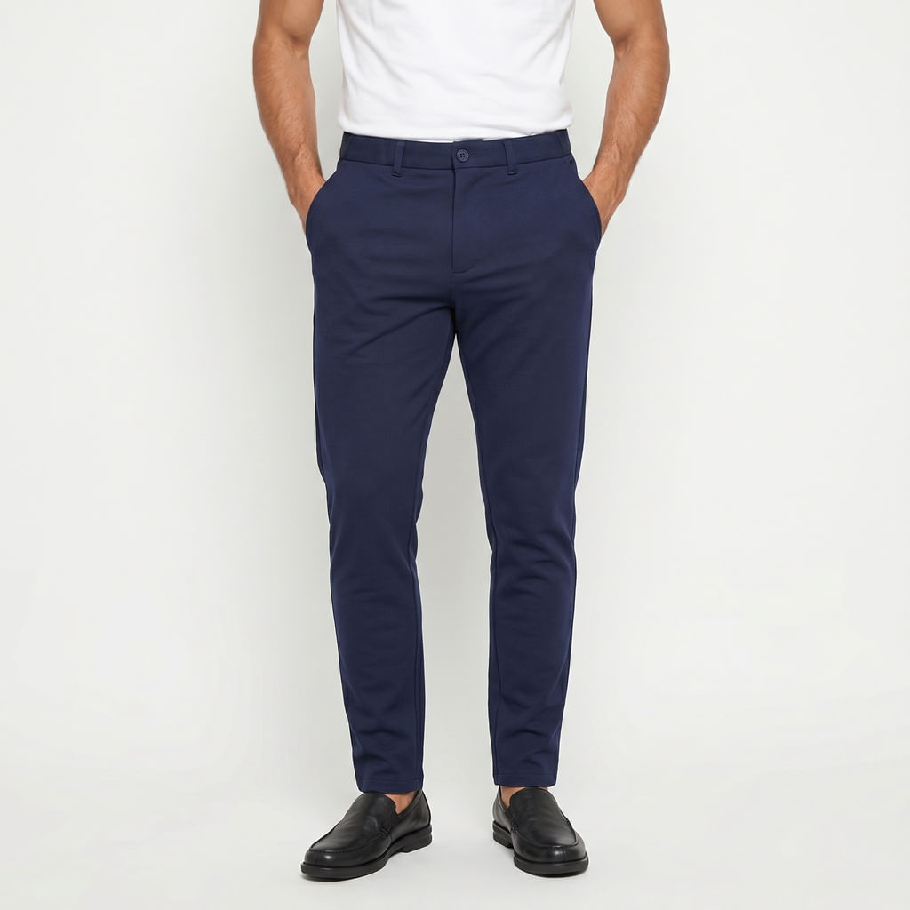 Calça Piquet - Marinho