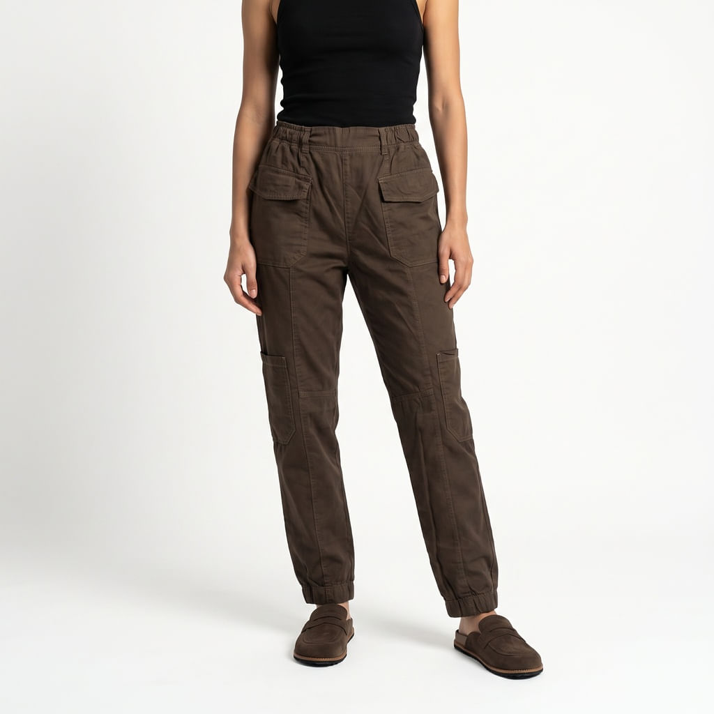Calça Empapelada Cenoura - Charuto