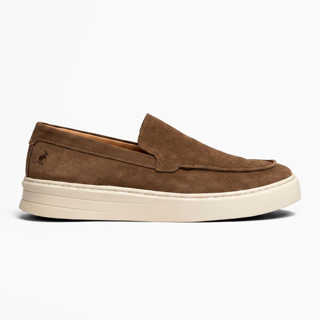 Casual Mocassim Camurça - Camel