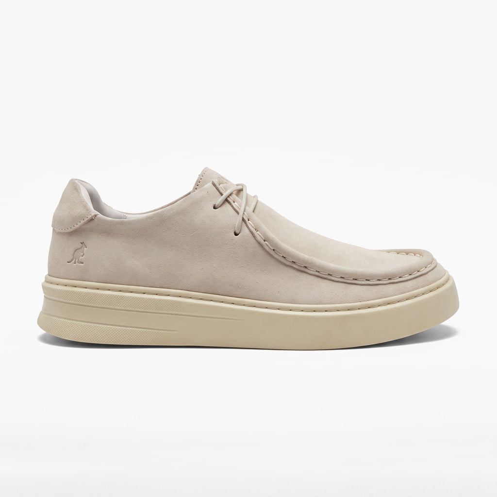 Casual Walabi Nobuck Borracha - Off White