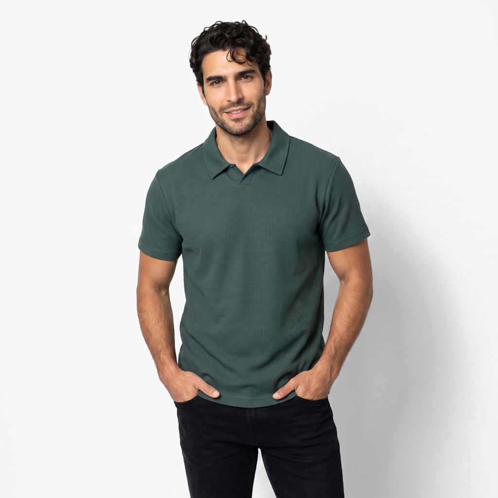 Polo Gola Futebol - Verde Ardosia